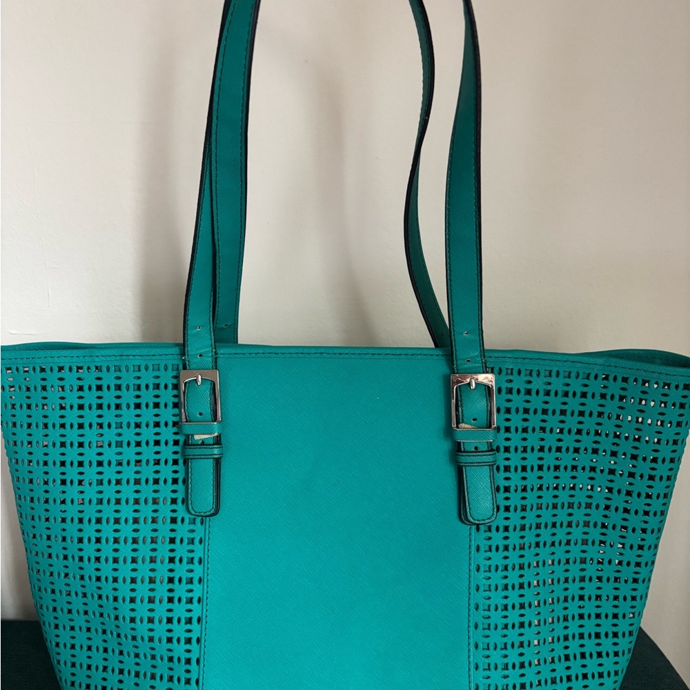 Elegant Teal Tote Bag